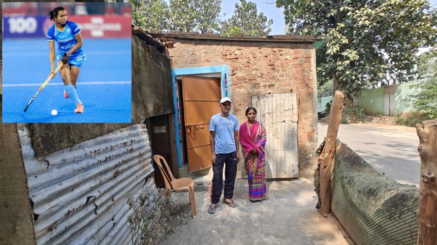 Jyoti Chhetri right the house her parents built on Govt land 20 years ago