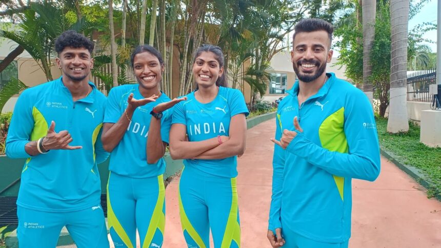 India mixed relay team